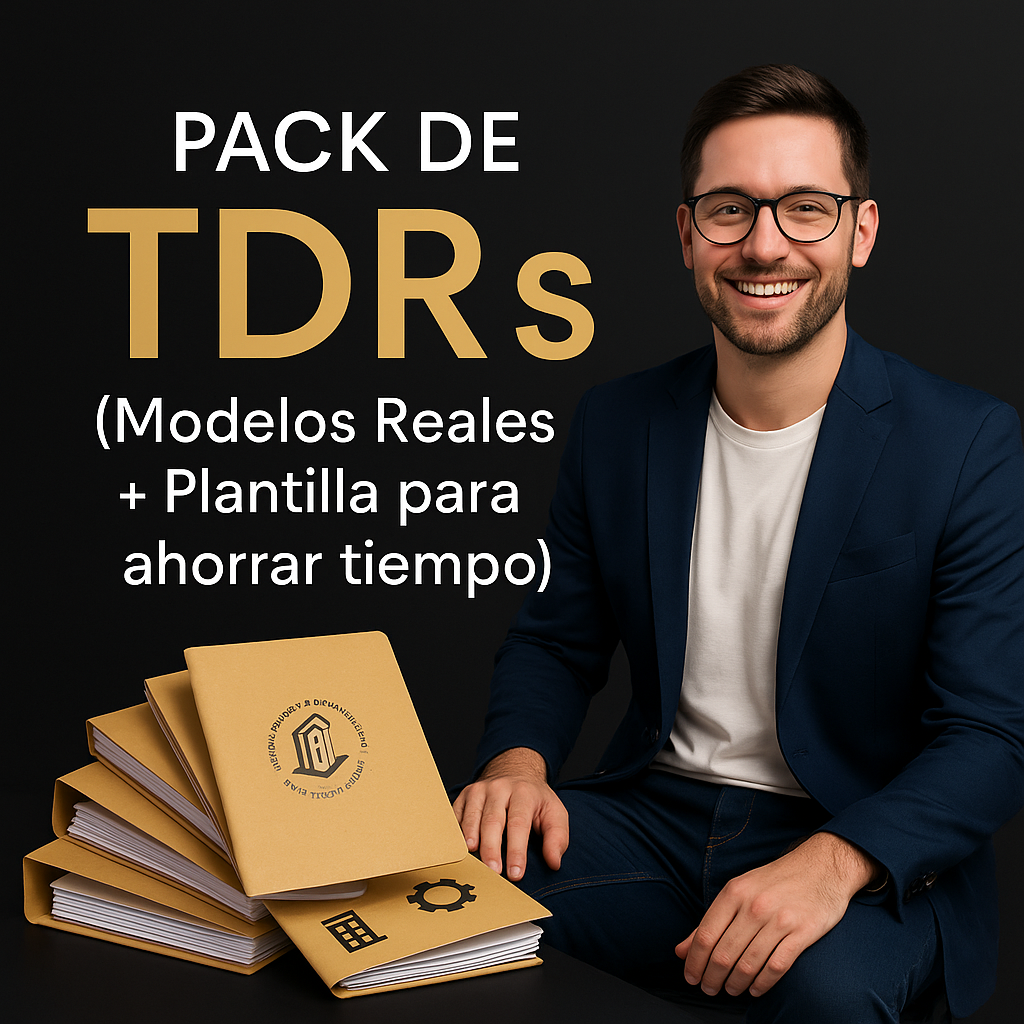 PACK DE TDR's (Modelos Reales + Plantilla para ahorrar tiempo)