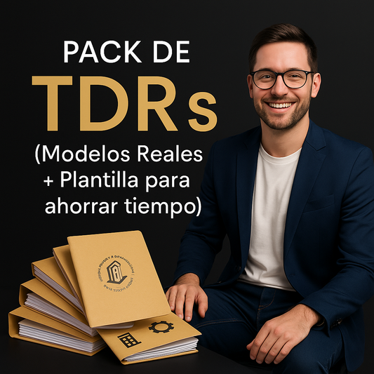 PACK DE TDR's (Modelos Reales + Plantilla para ahorrar tiempo)