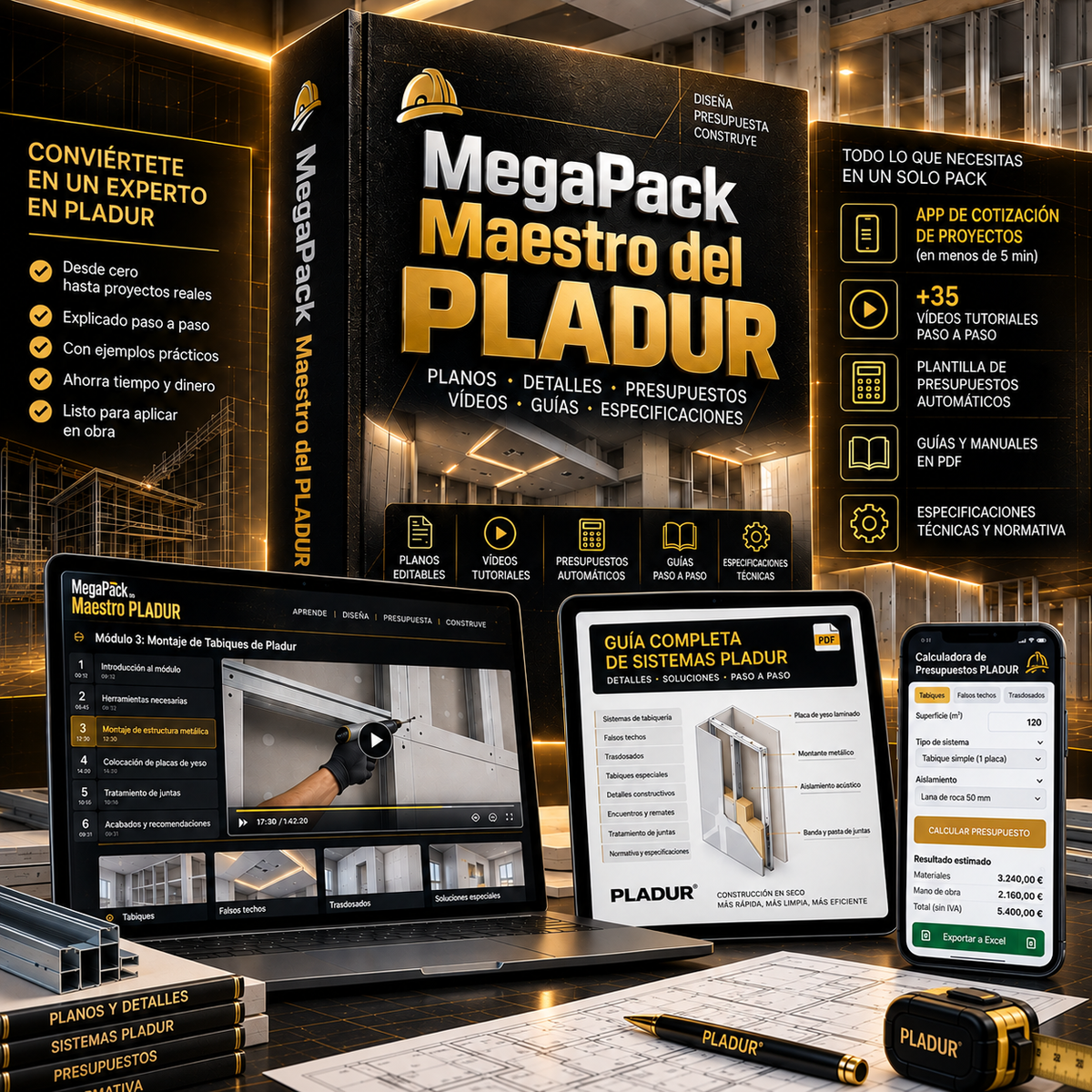 ✅ Megapack Maestro del PLADUR👷‍♂️